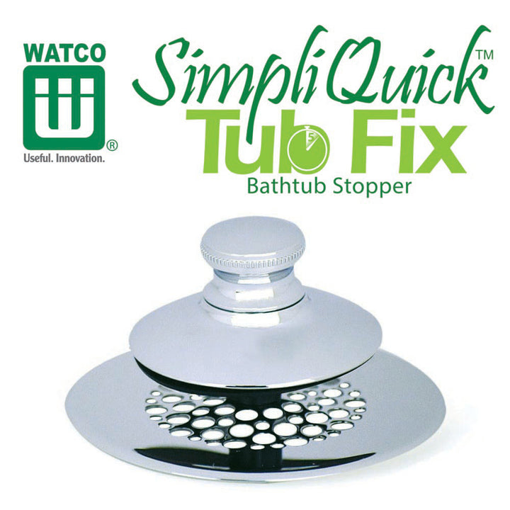 Watco SimpliQuick® Tub Fix Push Pull Bathtub Stopper